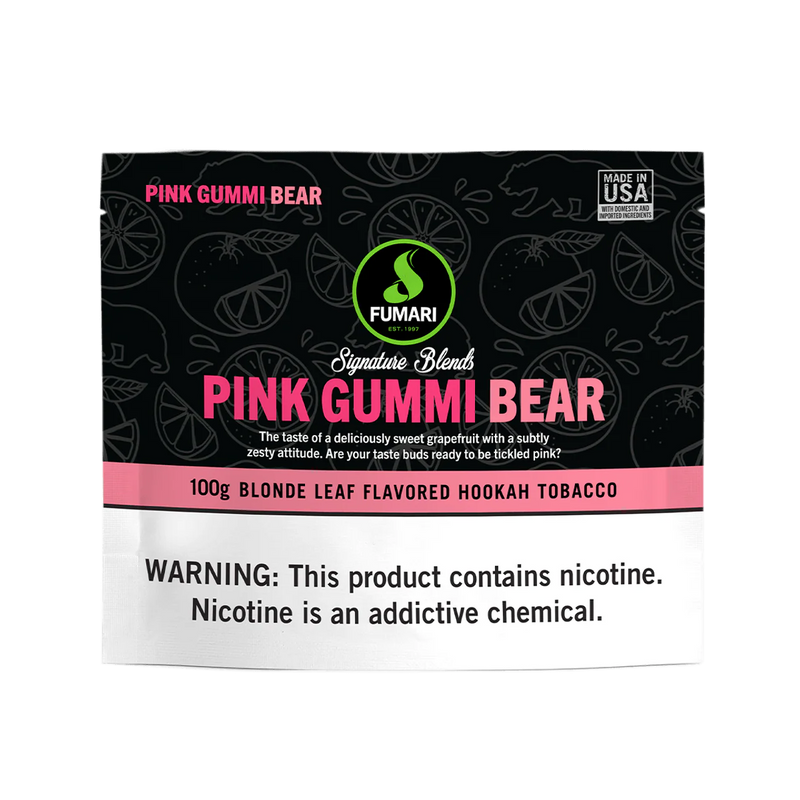 Tobacco Fumari Pink Gummi Bear Hookah Shisha Flavor 100g