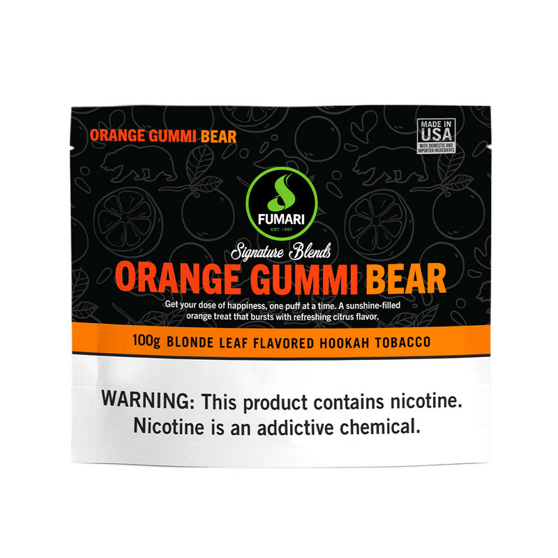 Tobacco Fumari Orange Gummi Bear Hookah Shisha Flavor 100g