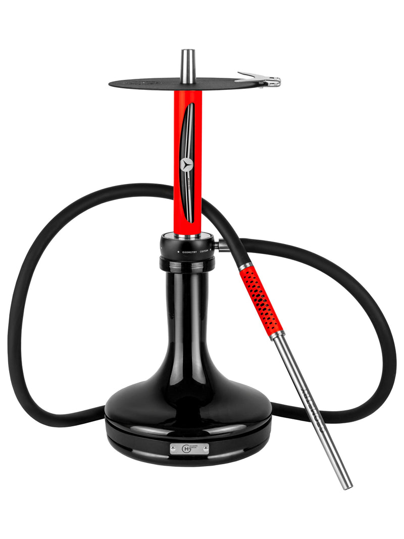 hookah Geometry Little Bro AMG Hookah  Red  