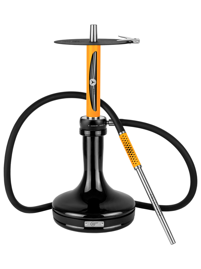 hookah Geometry Little Bro AMG Hookah Yellow