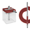 hookah Hoob subAtom Hookah Wine Red