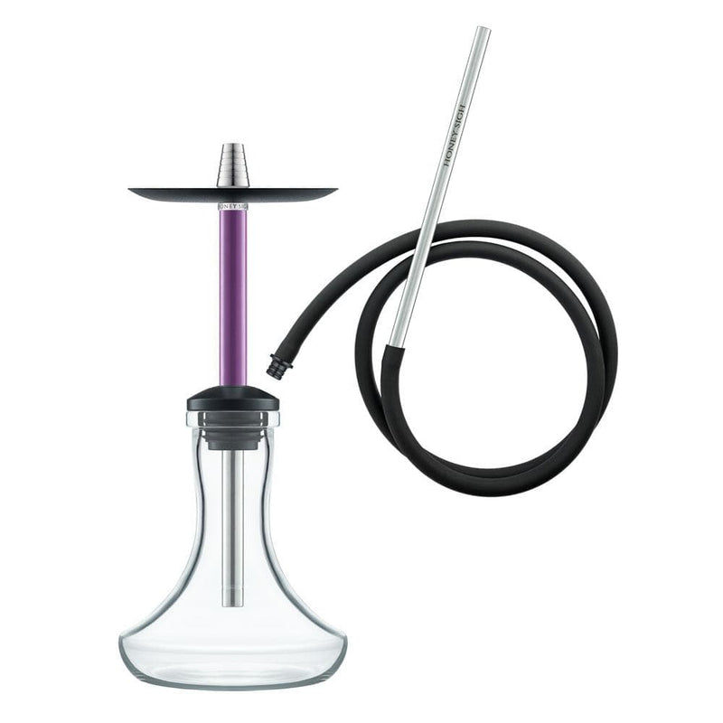 hookah Honey Sigh Mini Stick Hookah  Purple Clear 