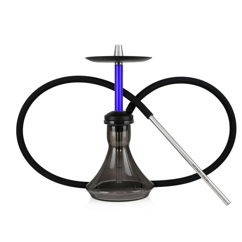 hookah Honey Sigh Mini Stick Hookah  Blue Tinted 