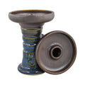 Bowl HookahJohn Retro Harmony Hookah Bowl  Nut Blue  