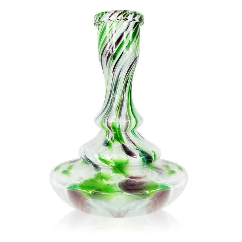 Base Hookah Tree EE3 Hookah Base  WHITE-GREEN-PURPLE  