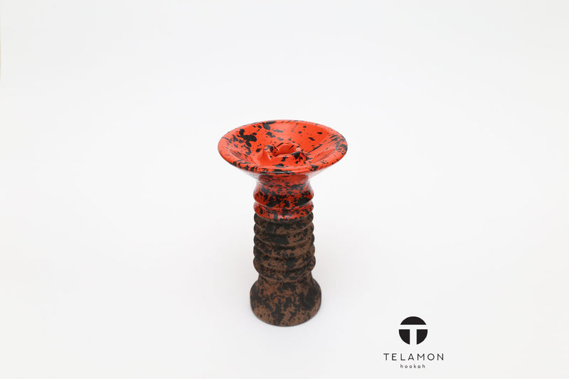 Bowl Telamon Alien Glaze Hookah Bowl  Orange  