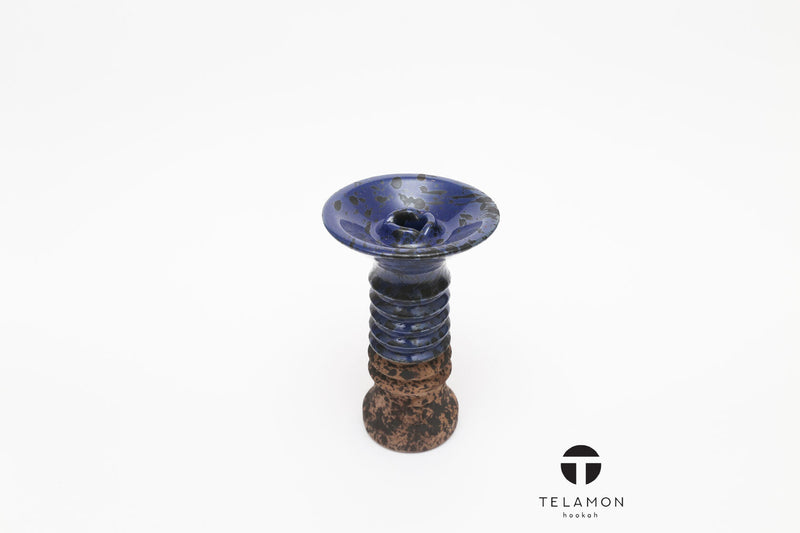 Bowl Telamon Alien Glaze Hookah Bowl  Dark Blue  