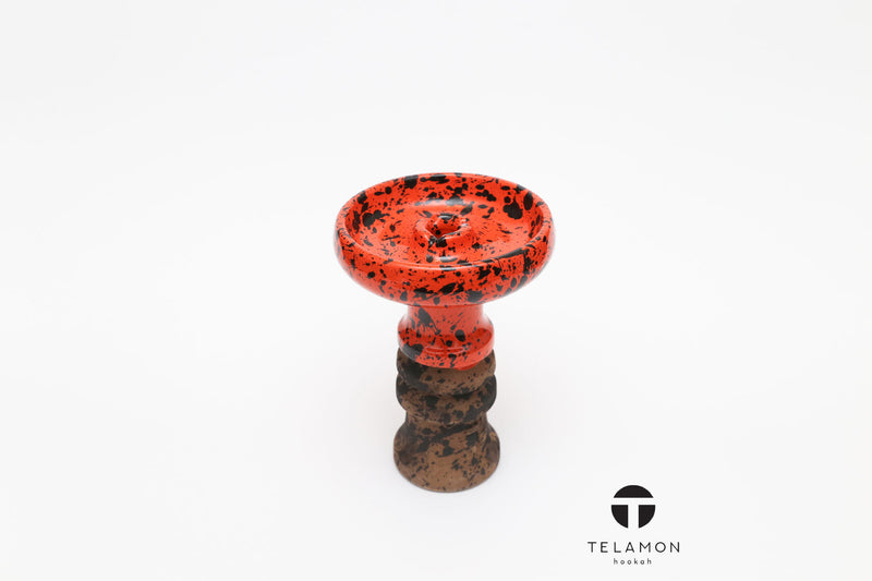 Bowl Telamon Harmony Glaze Hookah Bowl  Orange  