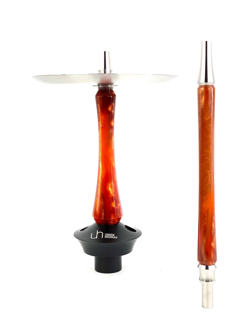 hookah Union Sleek Acrylic Hookah  Amber  