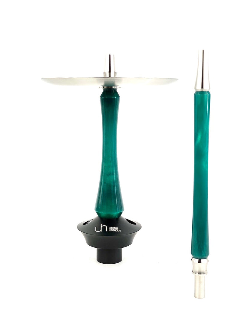 hookah Union Sleek Acrylic Hookah  Turquoise  