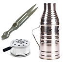 Icon Hookah Heat Management, Tongs, and Wind Cover Set (Free Gift)