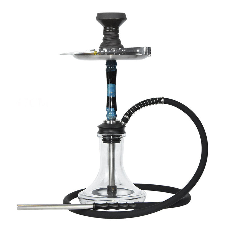 hookah Icon Pomp Hookah Set  Black/Blue  