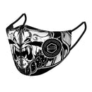 Mask Japona Hookah Mask Samurai Black/White