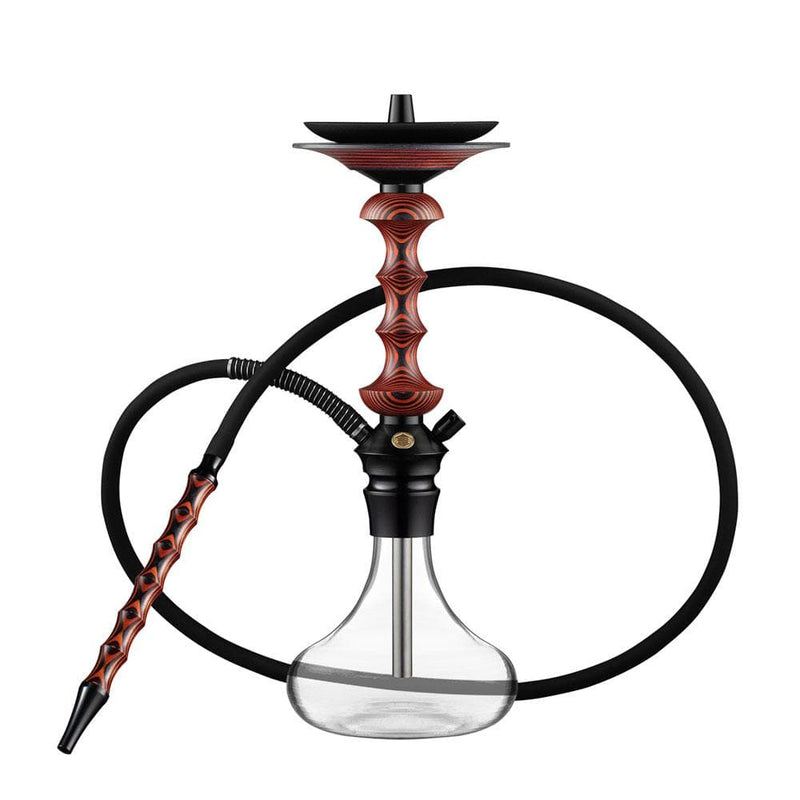 hookah Japona Hookah Shuriken Mini  Red Clear 