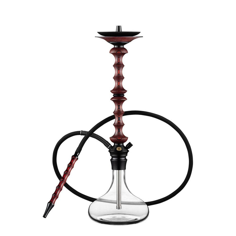 hookah Japona Hookah Shuriken  Red Transparent 