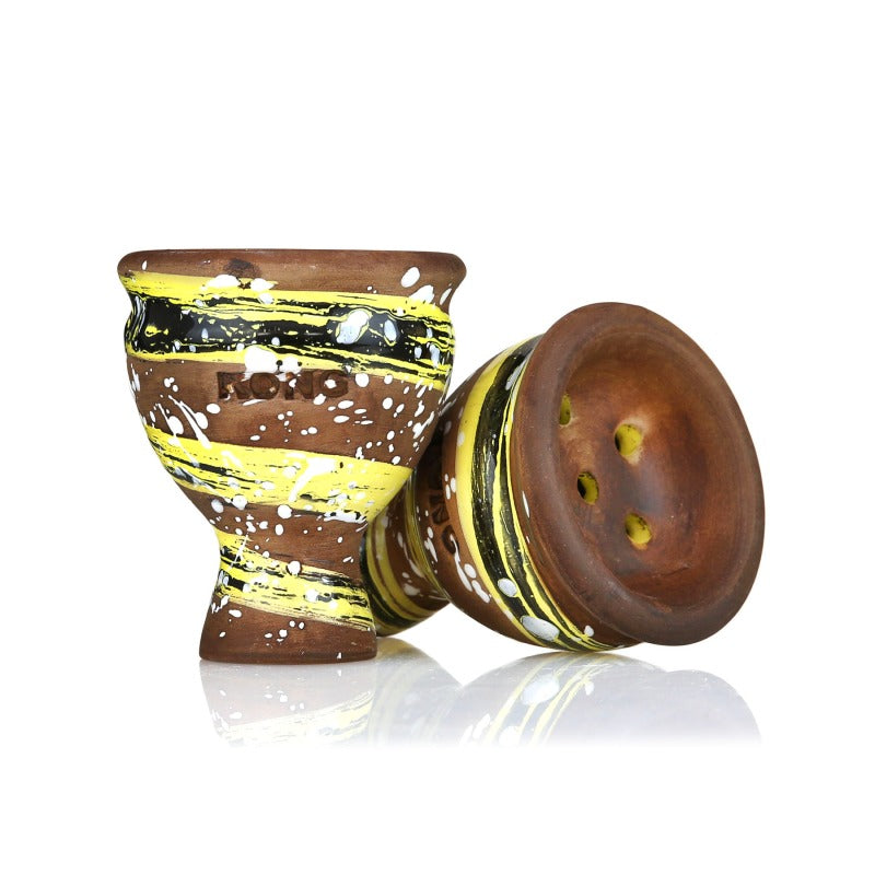 Bowl Kong Mummy Space Glaze Hookah Bowl  Yellow  