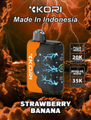 Kori Vape 35K Puffs Disposable - Strawberry Banana