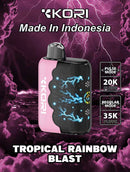Kori Vape 35K Puffs Disposable - Tropical Rainbow Blast
