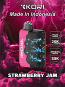 Kori Vape 35K Puffs Disposable - Strawberry Jam