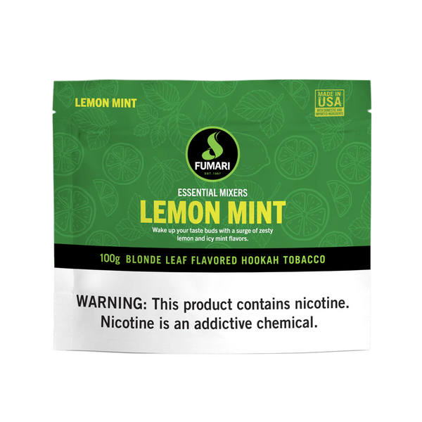 Tobacco Fumari Lemon Mint Hookah Shisha Flavor 100g