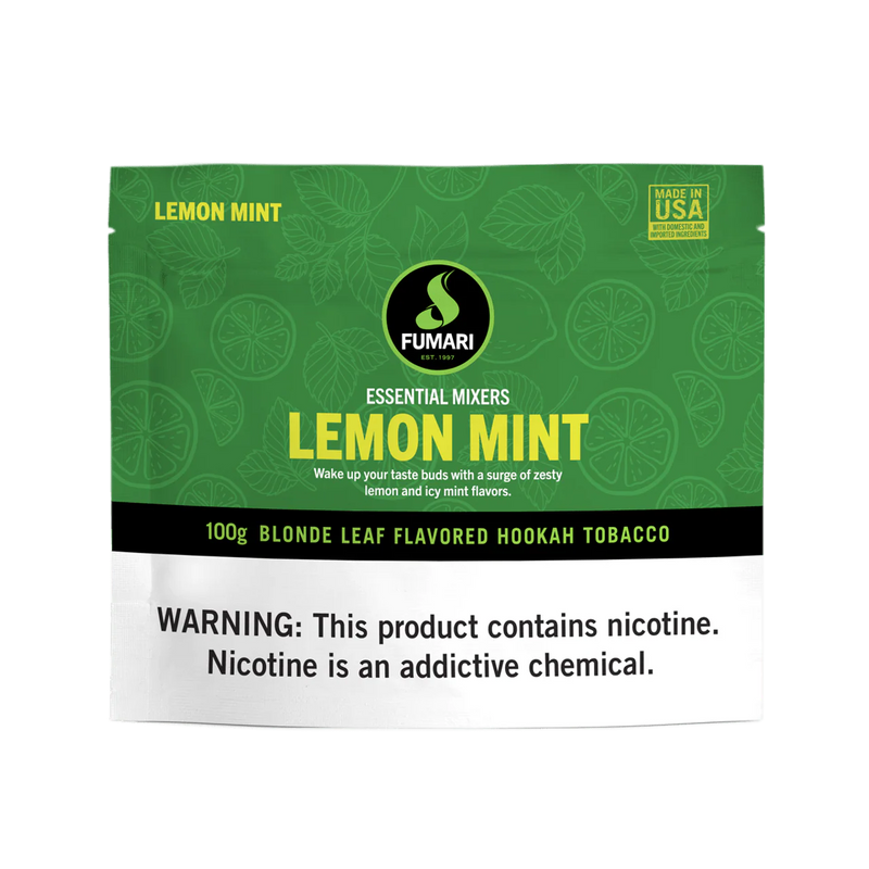 Tobacco Fumari Lemon Mint Hookah Shisha Flavor 100g