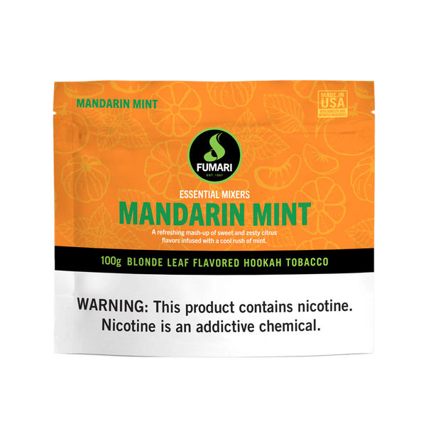 Tobacco Fumari Mandarin Mint Hookah Shisha Flavor 100g