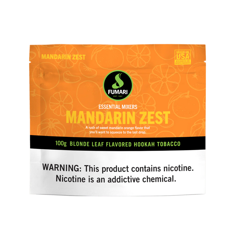 Tobacco Fumari Mandarin Zest Hookah Shisha Flavor 100g