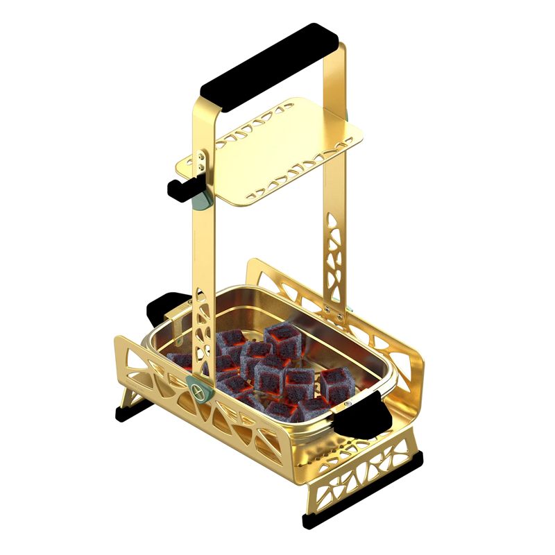 Maxx Hookah Charcoal Basket Gold