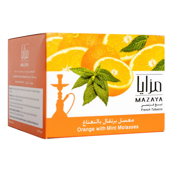 Tobacco Mazaya Orange with Mint    