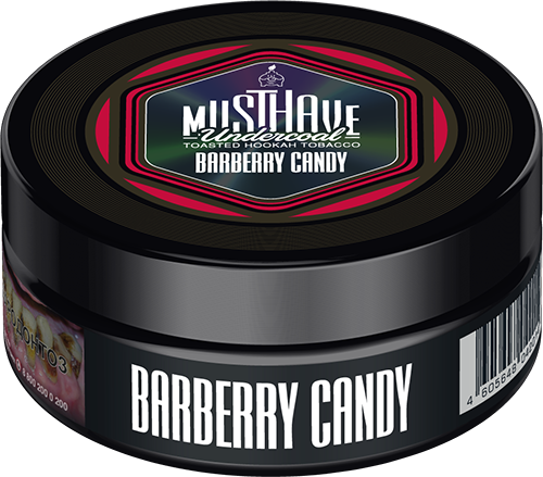 Tobacco Must Have Barberry Candy 125g    