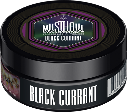 Tobacco Must Have Black Currant 125g    