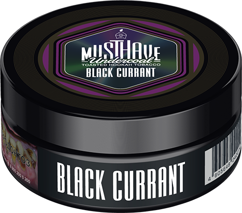 Tobacco Must Have Black Currant Hookah Flavor 125g