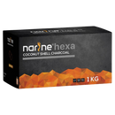 Charcoal Narine Coco Hexagon Hookah Coals 1kg
