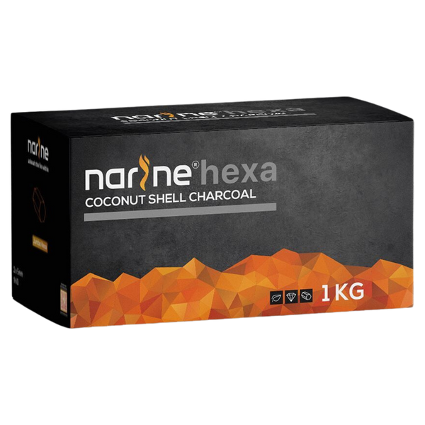 Charcoal Narine Coco Hexagon Hookah Coals 1kg