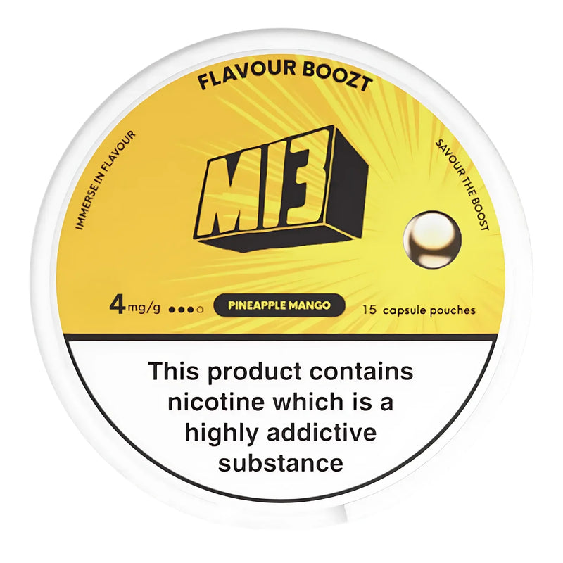 M13 Boozt Nicotine Pounches 4 mg Pinneaple Mango