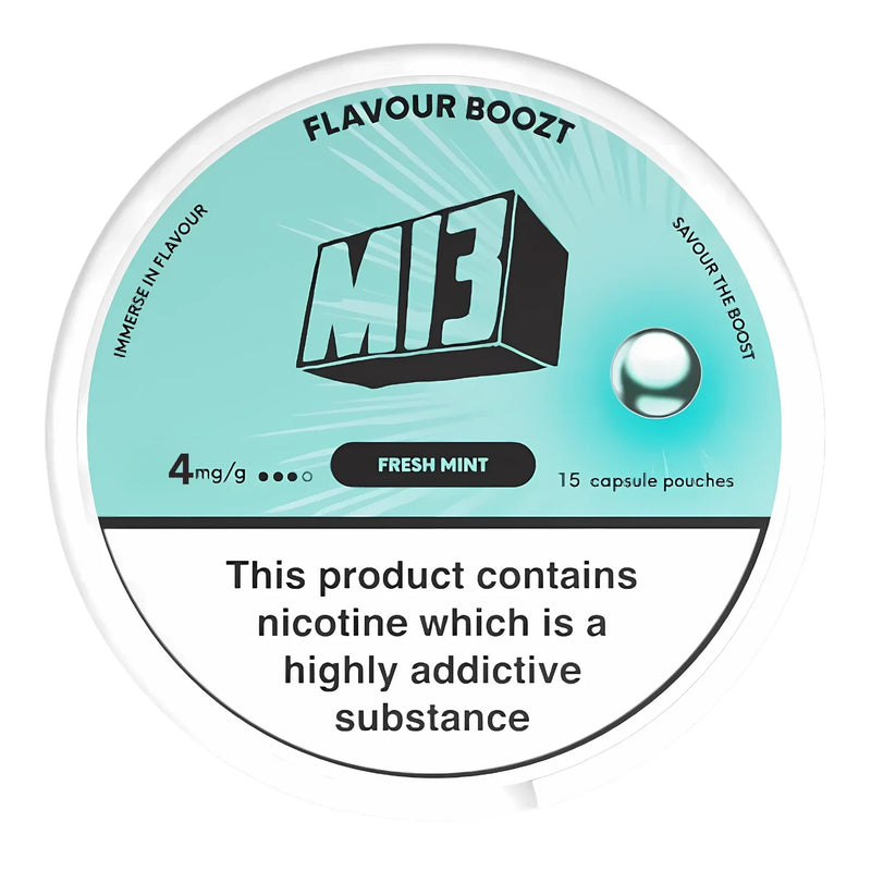 M13 Boozt Nicotine Pounches 4 mg Fresh Mint