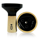 Bowl Oblako Trio Hookah Shisha Bowl Black Black Matte