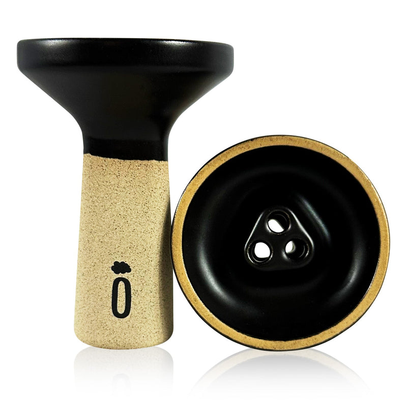 Bowl Oblako Trio Hookah Bowl  Phunnel Black Matte 