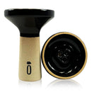 Bowl Oblako Trio Hookah Shisha Bowl Phunnel Black