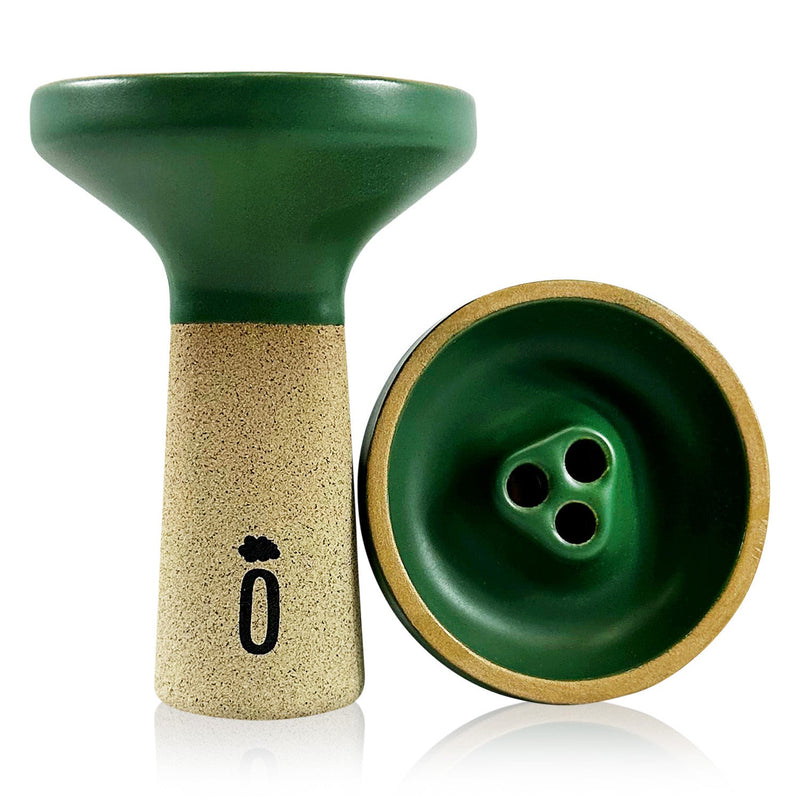 Bowl Oblako Trio Hookah Bowl  Phunnel Green Matte 