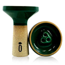 Bowl Oblako Trio Hookah Shisha Bowl Phunnel Green