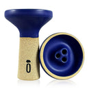 Bowl Oblako Trio Hookah Shisha Bowl Phunnel Purple Matte