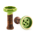 Bowl Oblako Black Glaze Hookah Shisha Bowl Light Green