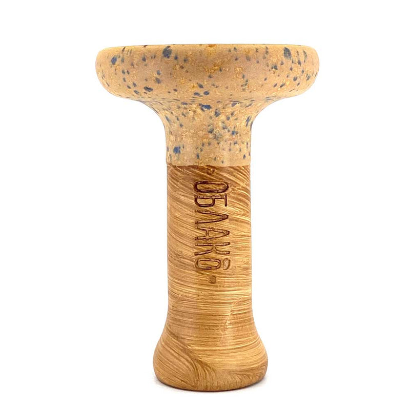 Bowl Oblako Phunnel L Glaze Hookah Bowl  Caramel/Blue Dots  