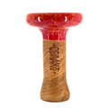 Bowl Oblako Phunnel L Glaze Hookah Bowl  Marble Red/Yellow  