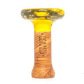 Bowl Oblako Phunnel L Glaze Hookah Bowl  Marble Yellow/Black  