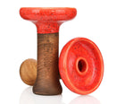 Bowl Oblako Phunnel L Glaze Hookah Shisha Bowl Red with dots