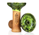 Bowl Oblako Phunnel M Glaze Hookah Shisha Bowl Marble Green/Black