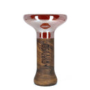 Oblako Phunnel M Glaze Hookah Shisha Bowl - Red Gold