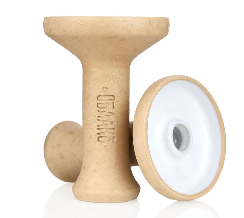 Bowl Oblako Phunnel L Mono Hookah Bowl  Beige/White  